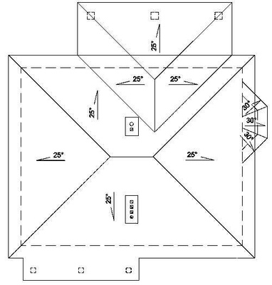 План покрівлі