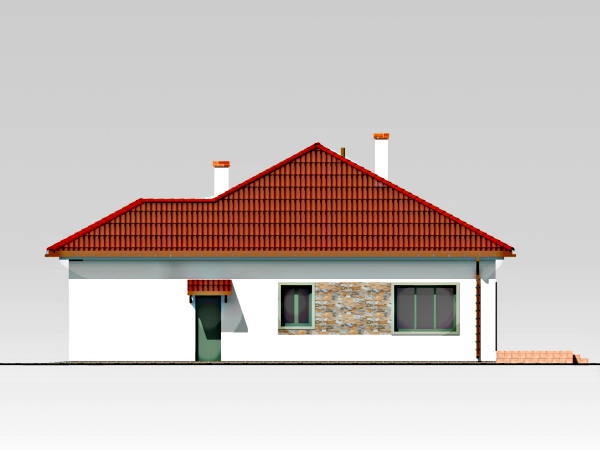 будинок проект лівий фасад