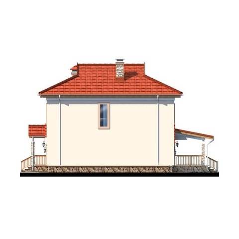 будинок проект, Артем 5, бічний фасад 