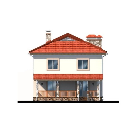 будинок проект, Артем 5, задній фасад 