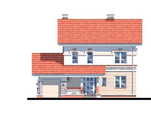 Вигляд головного фасаду проект Купава 2