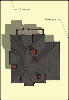 План покрівлі