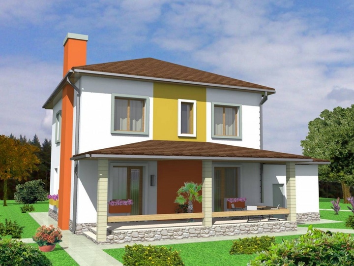  Rear facade