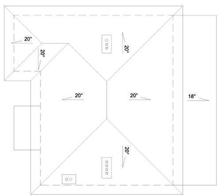 План покрівлі