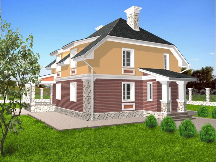  Rear facade
