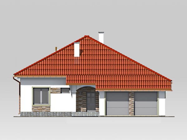 будинок проект, Герда 4, головний фасад
