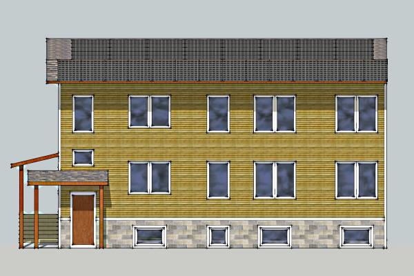 головний фасад будинку