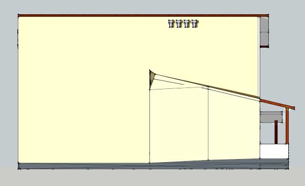 задній фасад будинку