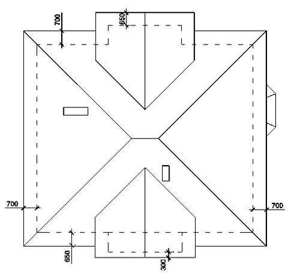 План покрівлі