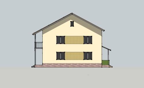 лівий фасад будинку