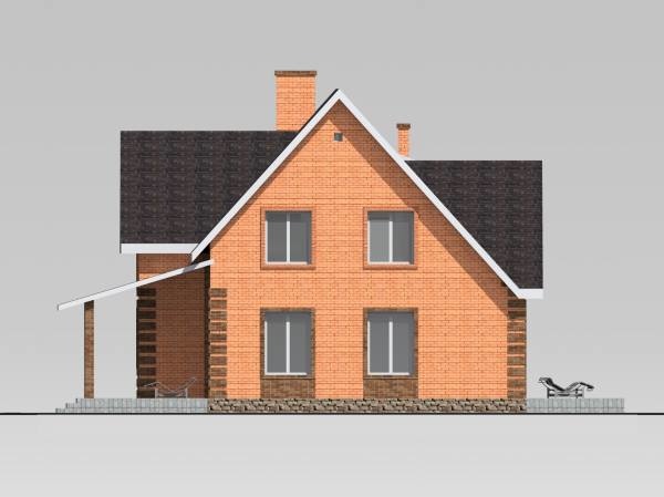 Проекти приватних будінків - східний фасад