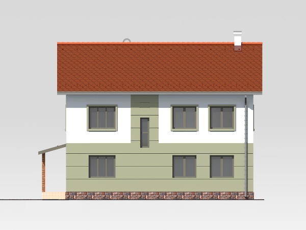 проекти будинків Україна Регіна 2 199 м2 південно - східний фасад