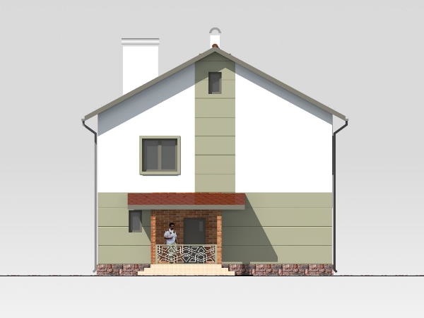 проектування будинку Україна Регіна 2 199 м2 головний фасад