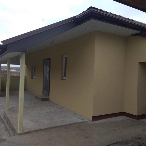 Одноповерховий будинок з газобетону 65 м2 готовий проект