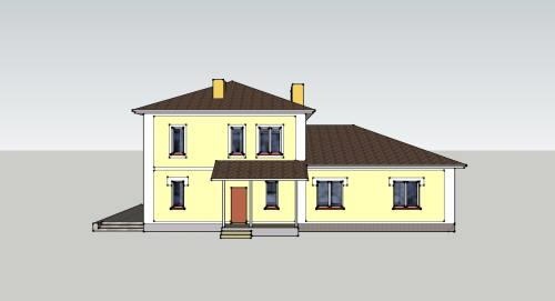 головний фасад будинку