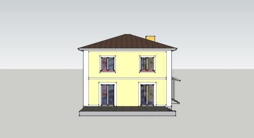 ліваий фасад будинку