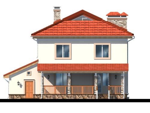 будинок проект, Артем 2, задній фасад