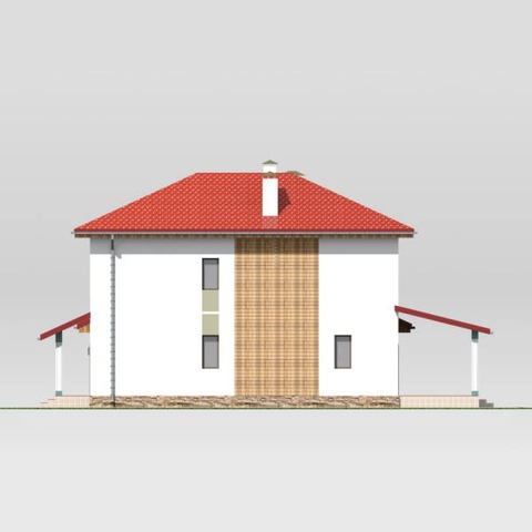 лівий фасад будинку Конюшинка 