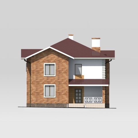 проект будинку Юля, головний фасад