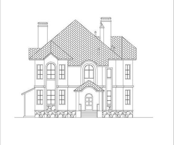 будинок проект, Дубок 2, головний фасад