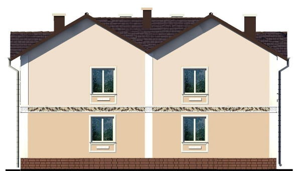  Rear facade