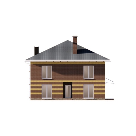 проект будинку, Роберт, головний фасад