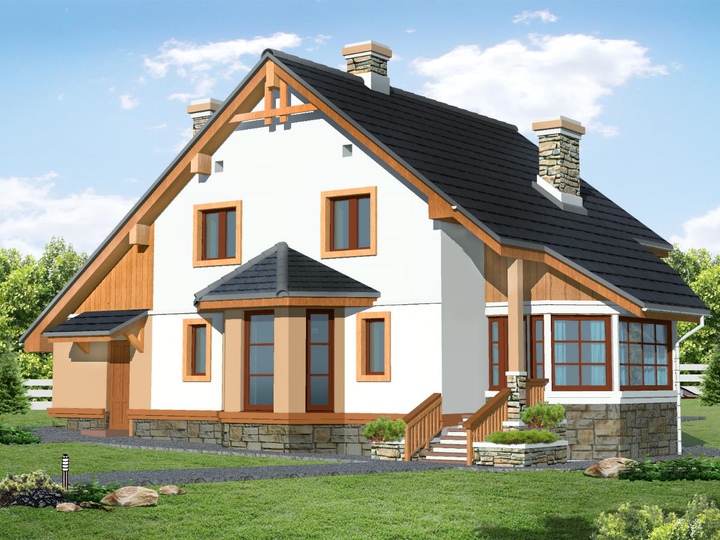  Rear facade