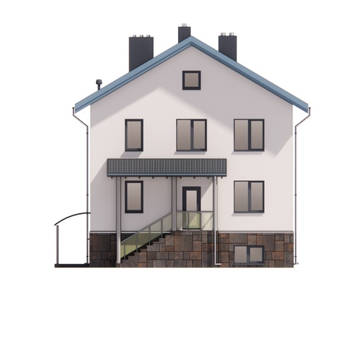 фасад будинку Наталi 264 м2