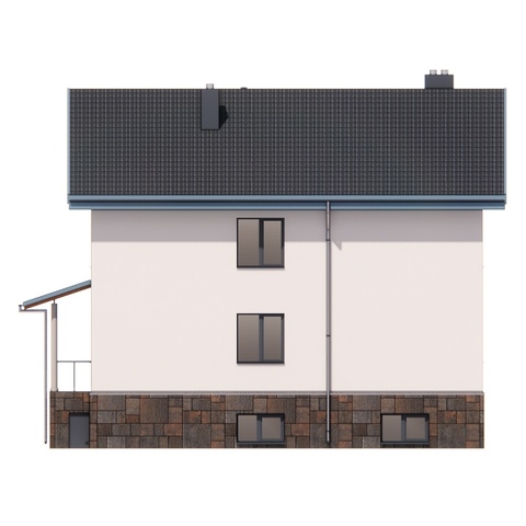 фасад дома Натальи 264 м2