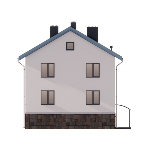 фасад дома Натальи 264 м2