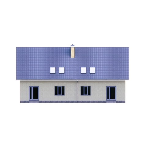 Фасад будинку 6 ''соток'' 277 м2