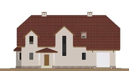 будинок проект, Груша, головний фасад