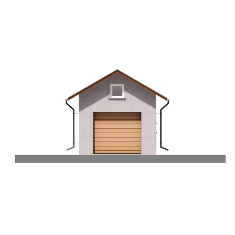 фасад гаража 31м2