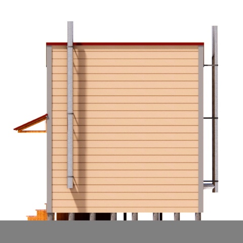 фасад будинку 33 м2 Арго 3