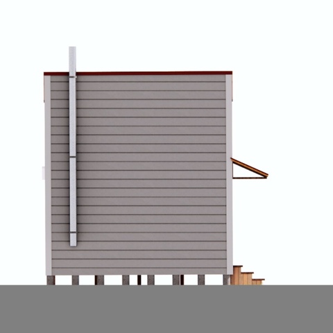 фасад будинку 36 м2 Арго 2