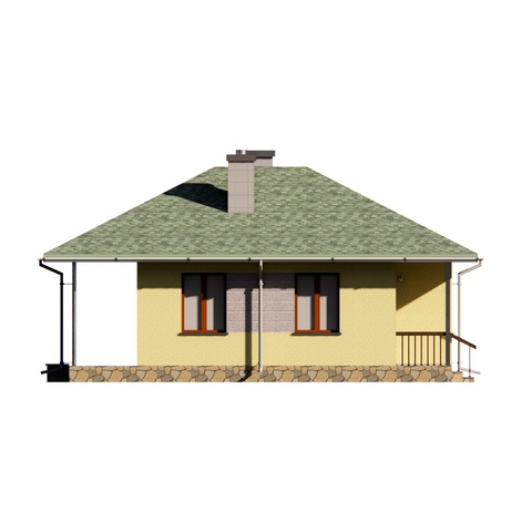 проекти котеджу правий фасад