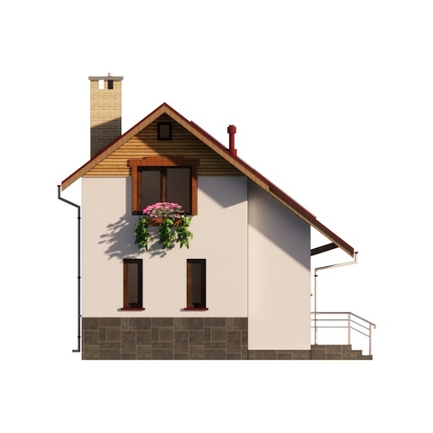 будинок проект лівий фасад