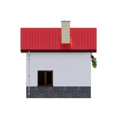 будинок проект, задній фасад