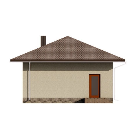 фасад дома Баня 3