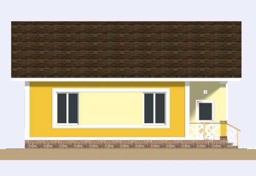 будинок проект лівий фасад