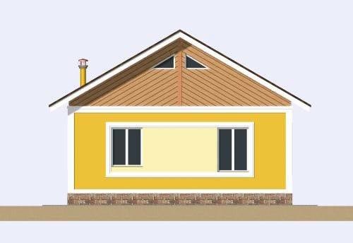 будинок проект правий фасад