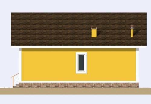 будинок проект, задній фасад