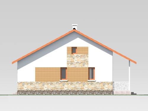 проекти котеджу правий фасад