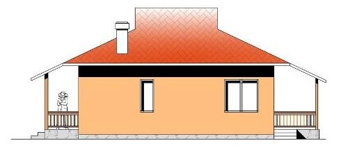 будинок проект лівий фасад