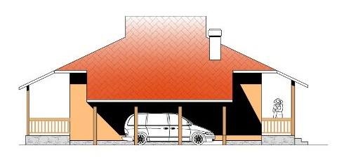 проекти котеджу правий фасад
