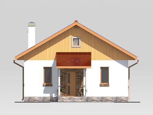 будинок проект,  Бембі, головний фасад