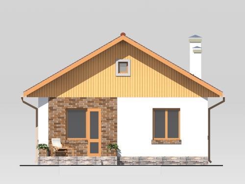 будинок проект, Бембі, задній фасад