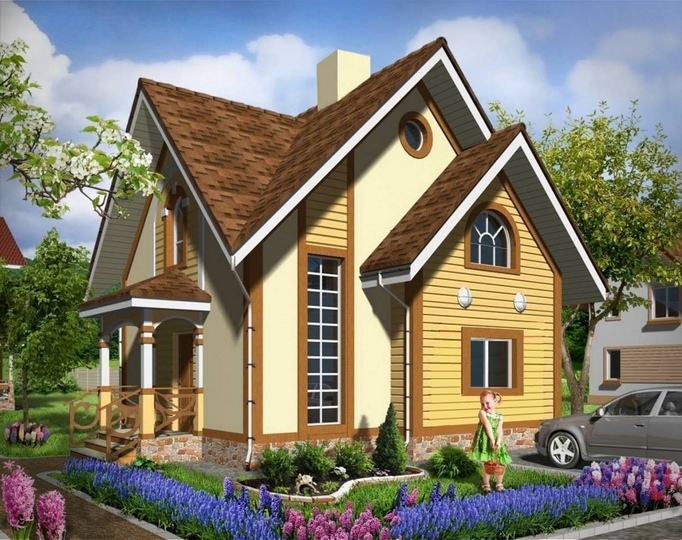 Beautiful three-room summer residence with a fire-place - Giacint 2 Main facade