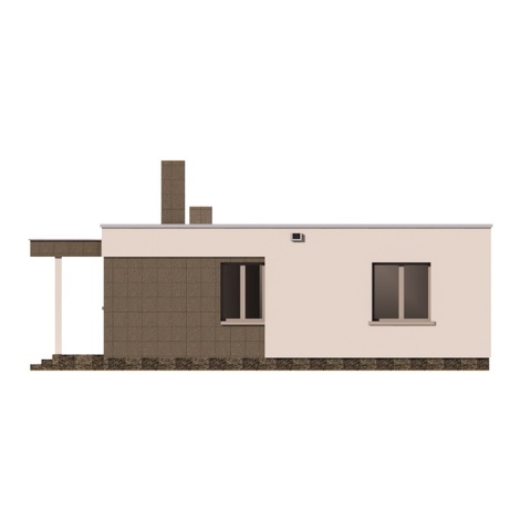 фасад будинку, Ромашка 4