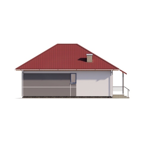 проекти котеджу правий фасад